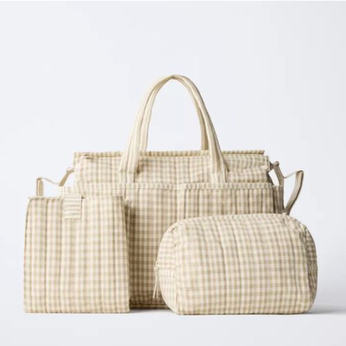 PLAID MATERNITY SET - Off White | ZARA United States