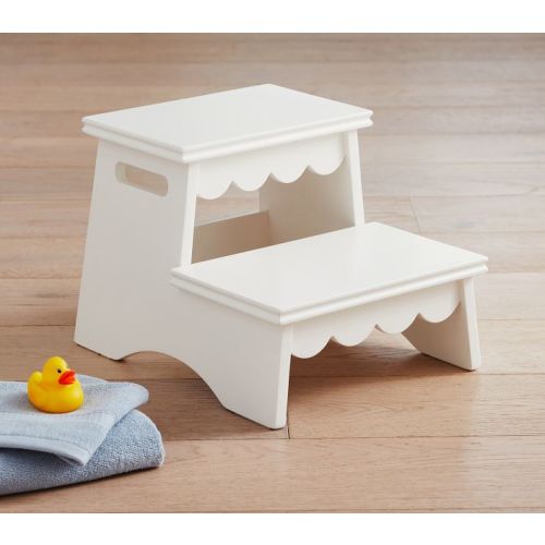 Scallop Double Step Stool