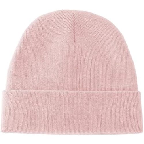 ROYBENS 100% Cotton Baby Beanie Cute Toddler Winter Hat Boys Girls Kids Soft Warm Knit Cuffed Caps Beanies for 0-8 Years