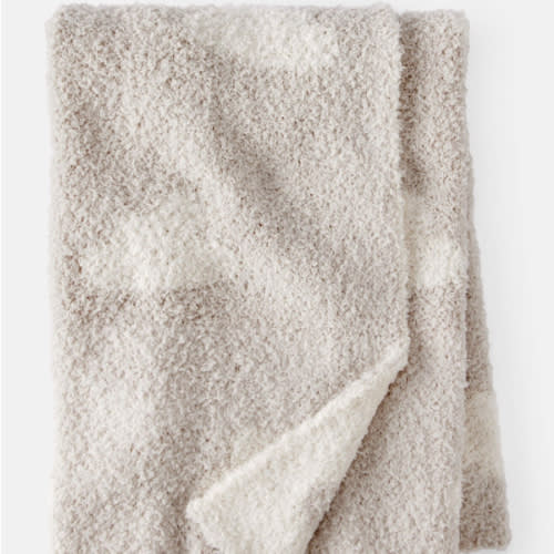 Cloud Print Plush Blanket