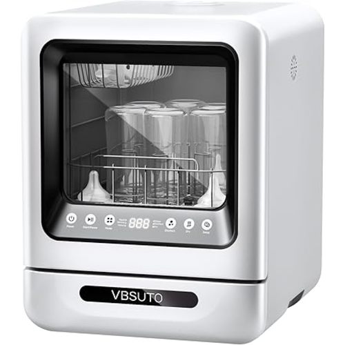 Baby Bottle Washer Pro,All-in-One Bottle Washer and Sterilizer and Dryer,Cleans 6 Baby Bottles Simultaneously,Baby Bottle Washer for Bottles, Pump Parts & Baby Essentials