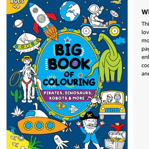 Big Book of Colouring for Boys: Children Ages 4+ (Big Books of Colouring (Ages 4+))