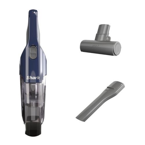 Shark Cyclone Cordless Handheld Vacuum CH701 5" Path Blue: Best for Pet Hair, Multi-Surface, USB Chargeable, Lightweight, Washable Filter