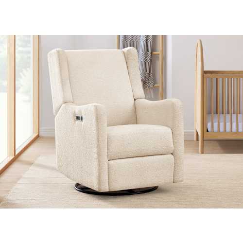 Delta Children Mercer Swivel Glider Power Recliner | Ashley