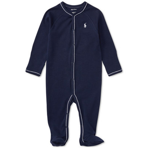 Baby Boys Cotton Footed Coverall