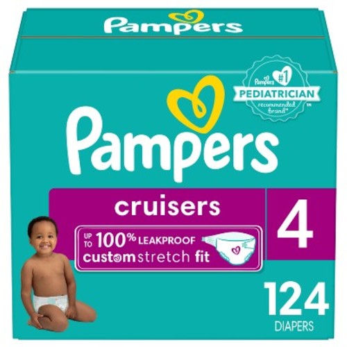 Pampers Cruisers Diapers - (Select Size and Count), Size: 4