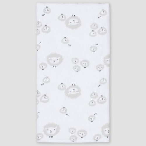 Gerber Baby 8pk Sheep Burpcloth - White