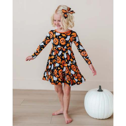 You've Been Ghosted Long Sleeve Dress & Shorts Set