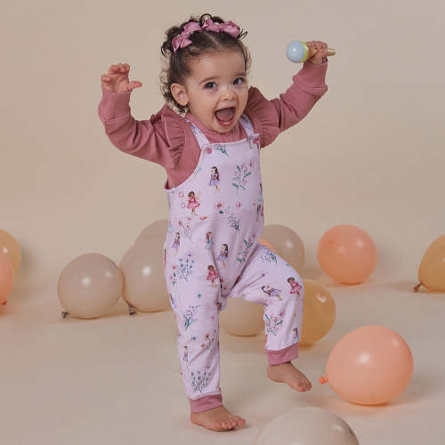 Fairy Dust Organic Snuggle Overalls | Snuggle Hunny