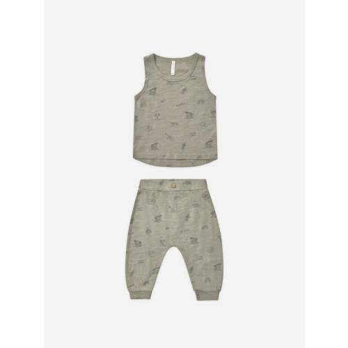 Tank + Slouch Pant Set || Hawaii