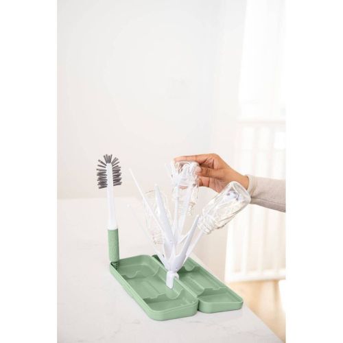 Ubbi On-The-Go Bottle Drying Rack - Sage: Freestanding, Kitchen Accessory