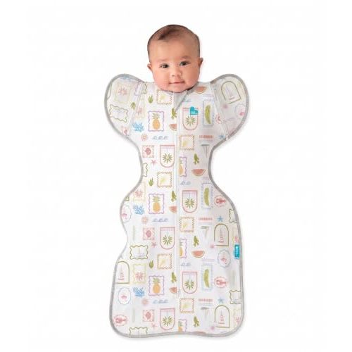 Love to Dream Swaddle Up Transition Bag | 1.0 TOG, 13-19 lbs, Vacation Days | Sleep Sack with Patented Zip-Off Wings for Arms-Free Transition | Snug Fit & Easy Diaper Changes | Moderate Temps 68-75 F