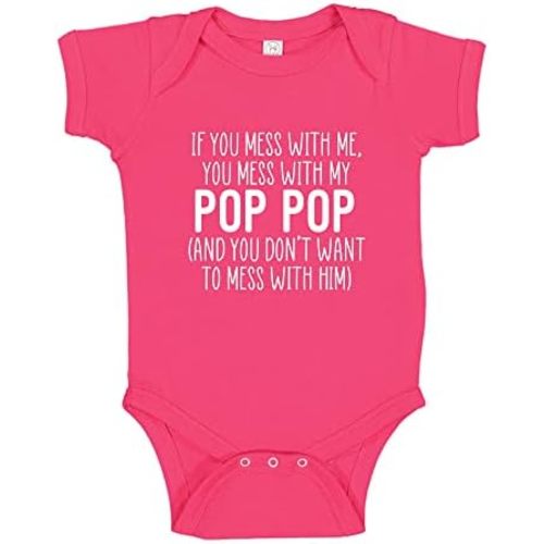 Pop Pop Baby Bodysuit One Piece or Toddler T-Shirt - Funny Grandpa Gift