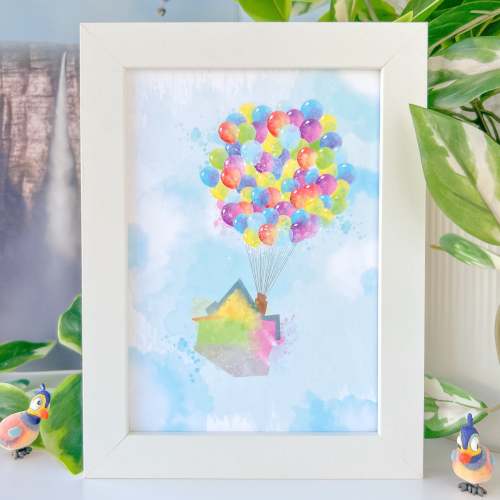 Adventure Up Watercolor Print