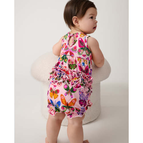 Flutter Garden Bubble Romper | Little Sleepies
