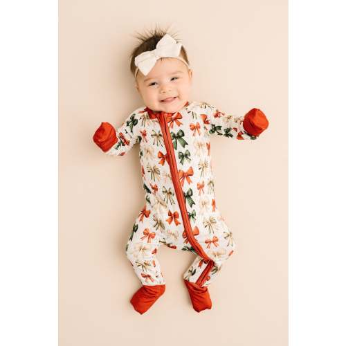 Holiday Bows Bamboo Sleeper