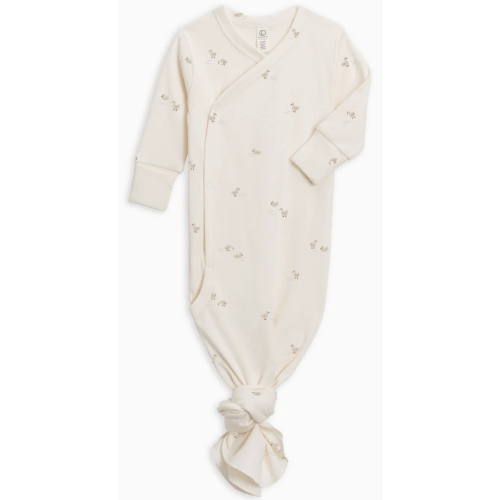 Organic Indy Kimono Gown | Duck / Oat + Chai