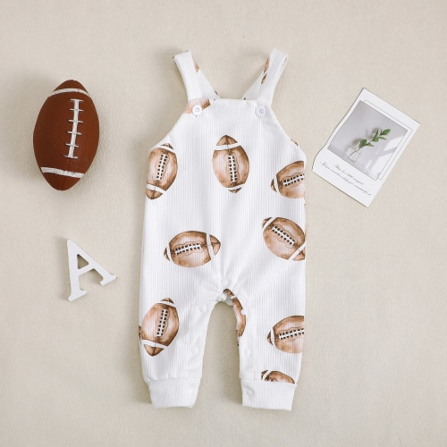 Newborn Football Neutral Jumpsuit