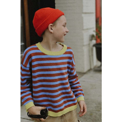 stripe knit pullover – The August People