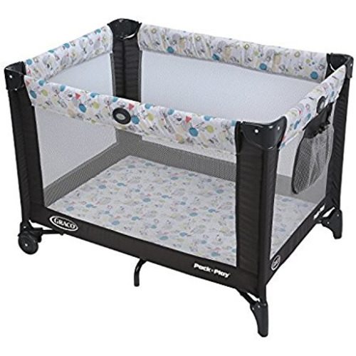 Graco Pack and Play Portable Playard | Push Button Compact Fold, Carnival