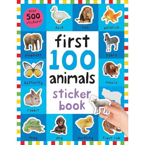 First 100 Animals Stickers Book: 500 Stickers Paperback – June 7, 2016