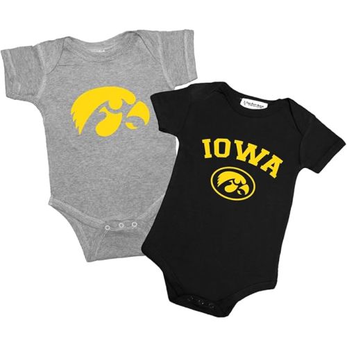 Two Feet Ahead 2 Pack Baby Bodysuits – Officially Licensed Infant Bodysuit Set