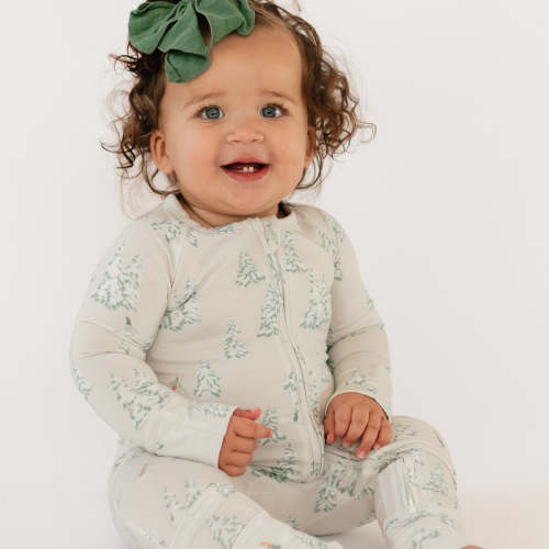 Infant Romper in Ski Trip