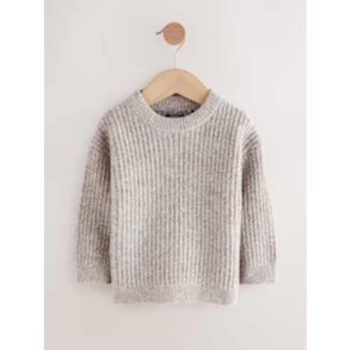Buy Neutral Knitted Crew Neck Jumper (3mths-7yrs) from Next USA