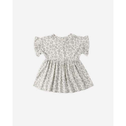 Bamboo Babydoll Dress Blue Floral