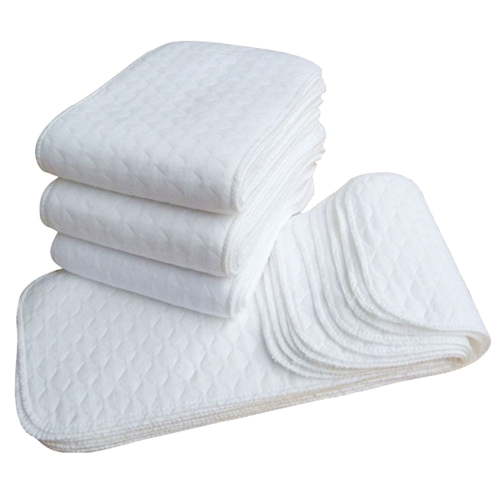 10pcs Baby White Washable Cloth Cotton Infant Nappy Baby Care Muslin Cotton Burp Cloth Fast Dry Towels