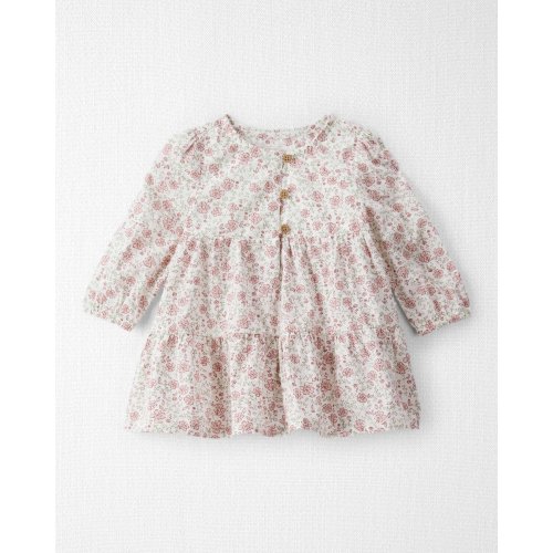 Baby Girl Organic Cotton Dress in Prairie Blossom Print - Little Planet | Carter's