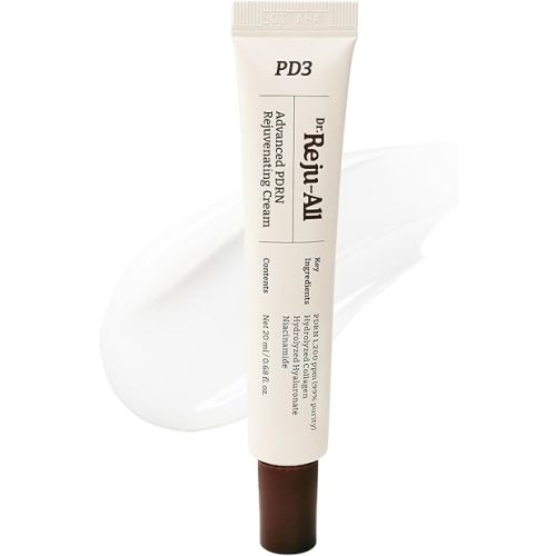 Dr. Reju-All Advanced PDRN Rejuvenating Cream – 99% Pure Salmon DNA Gel Type Face Moisturizer – Optimal 1200ppm for Glass Skin & Plumping – Korean Pharmacy Anti-Aging Skin Care Face Cream - 0.7 Fl Oz