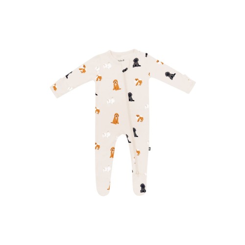 Print Zip-Up Footie