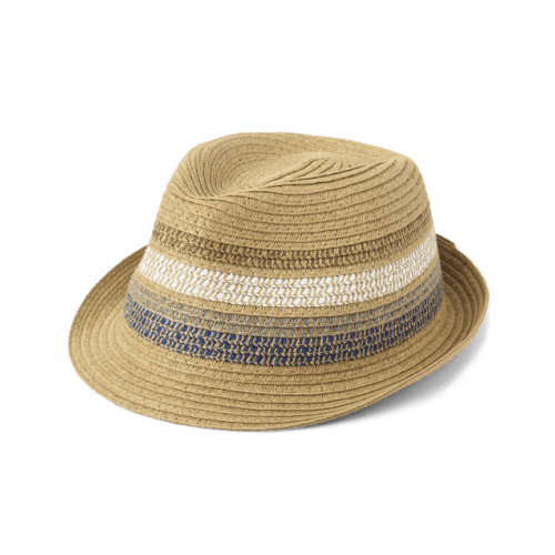Toddler Boys Straw Fedora - Multi