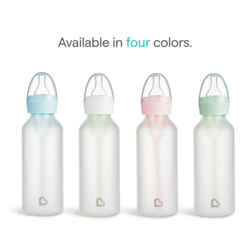 Bond® Silicone Glass Bottle 4oz - 2pk | Munchkin