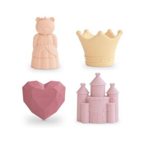 Princess Mold Free Bath Play Set - 4 Pack