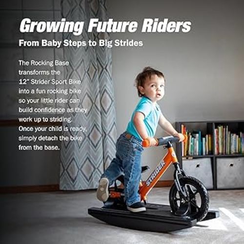 Strider Bicicleta Deportiva 12" (Naranja) + Base Mecedora - Enseña a tu bebé a Andar en Bicicleta de Equilibrio - para niños de 6 Meses a 4 años - Fácil Montaje y ajustes : Amazon.com.mx: Juguetes y Juegos