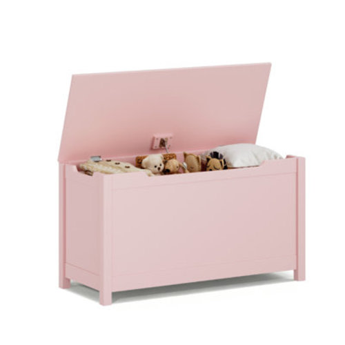 Ebern Designs Ennassim Ebern Designs Toy Box with Safety Hinged Lid & Reviews | Wayfair
