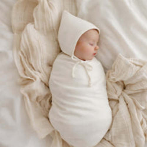 Organic cotton Pixie Bonnet Hat – Olive and Cradle