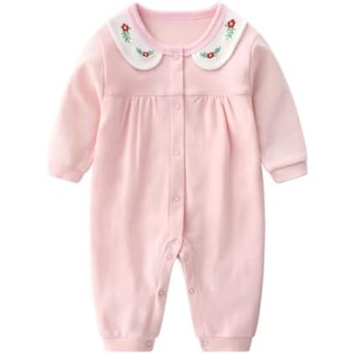 Infant Baby Girl Long Sleeve Romper Cotton Cute Style Newborn Toddler Jumpsuit Outfit 0-18 Months