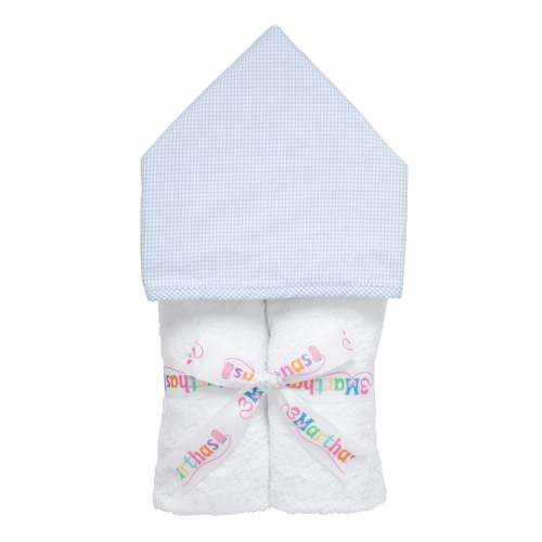 Small Check Everykid Towel - Blue