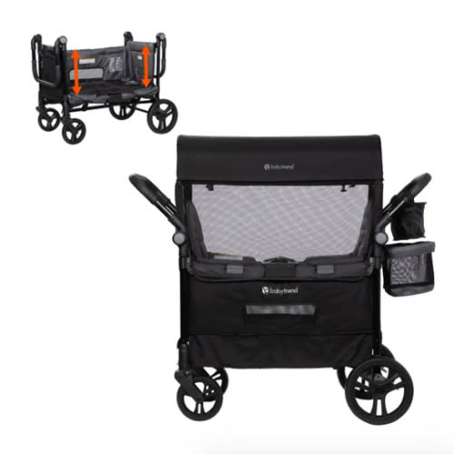 Quest 3-in-1 Stroller Wagon in Desert Black (Walmart Exclusive)