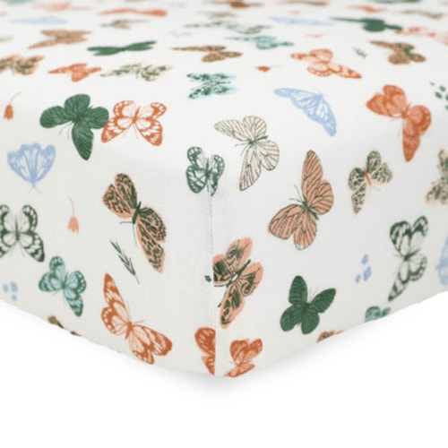 Buy Little Unicorn Cotton Muslin Crib Sheet Butterflies at Well.ca | Free Shipping $35+ in Canada