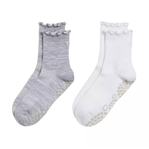 CALIA Women's Ruffle Gripper Crew Socks – 2 Pack | Dick's Sporting Goods