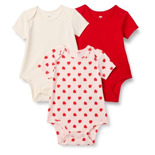 Amazon Essentials x Sofia Grainge Unisex Babies' Short Sleeve Crewneck Bodysuit