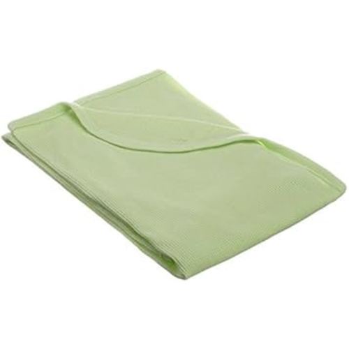 TL Care Manta térmica 100% algodón de punto gofre, suave, transpirable y elástica, apio, 30 x 40 pulgadas para niños y niñas, perfecta para envolver, viajes y regalos