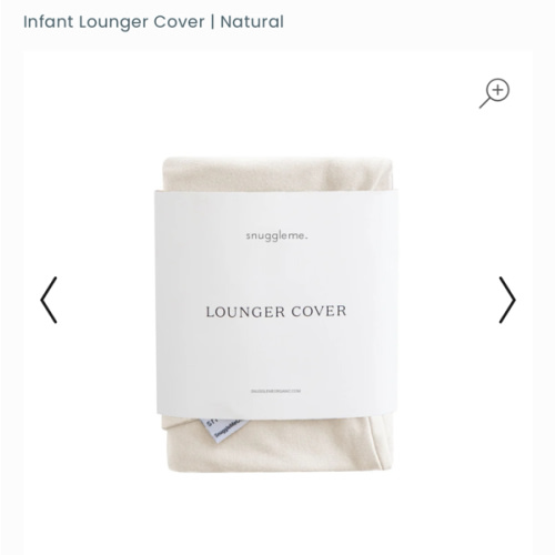 Infant Lounger Cover | Natural