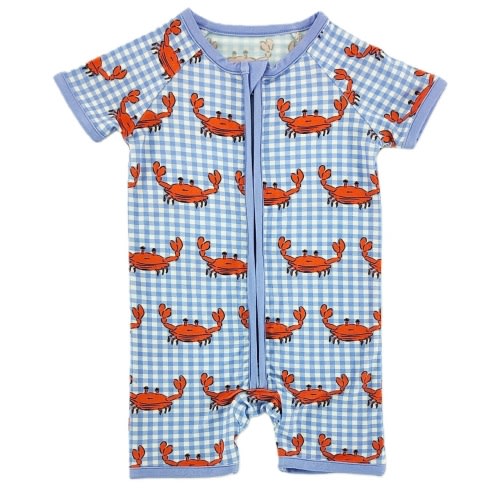 Crabby Bamboo Short Romper