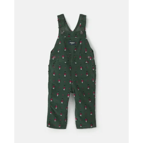 Baby Boy Nutcracker Corduroy Overalls - Green - OshKosh B'gosh | Carter's