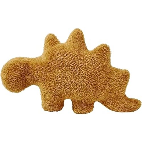 Isaacalyx Dino Nugget Pillow, 18 inch Soft Dinosaur Chicken Nuggets Pillow for Birthday Gifts, Dinosaur Theme Party Decorations